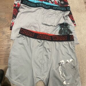 Star Wars Gray and Black Boxer Briefs Set
